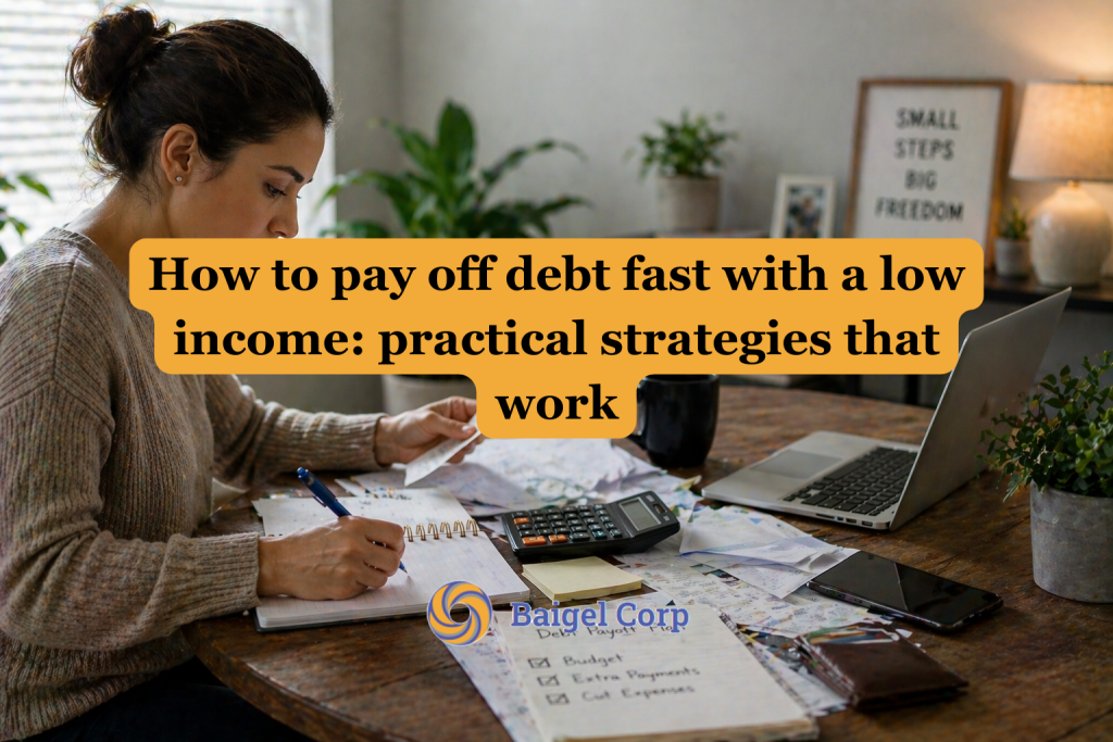 how to pay off debt fast with low income