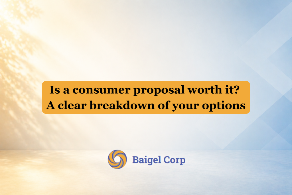 is consumer proposal worth it